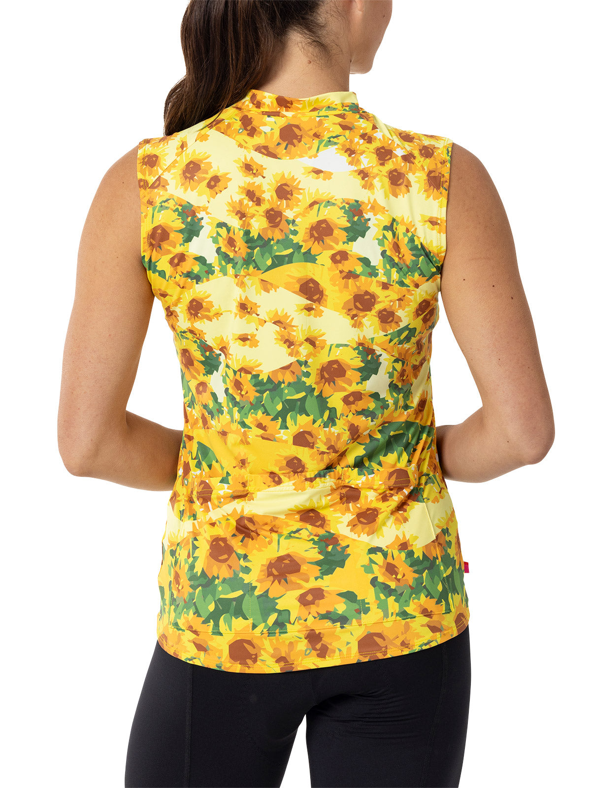 Terry Soleil Sleeveless Bike Jersey in Tournesol Colorway