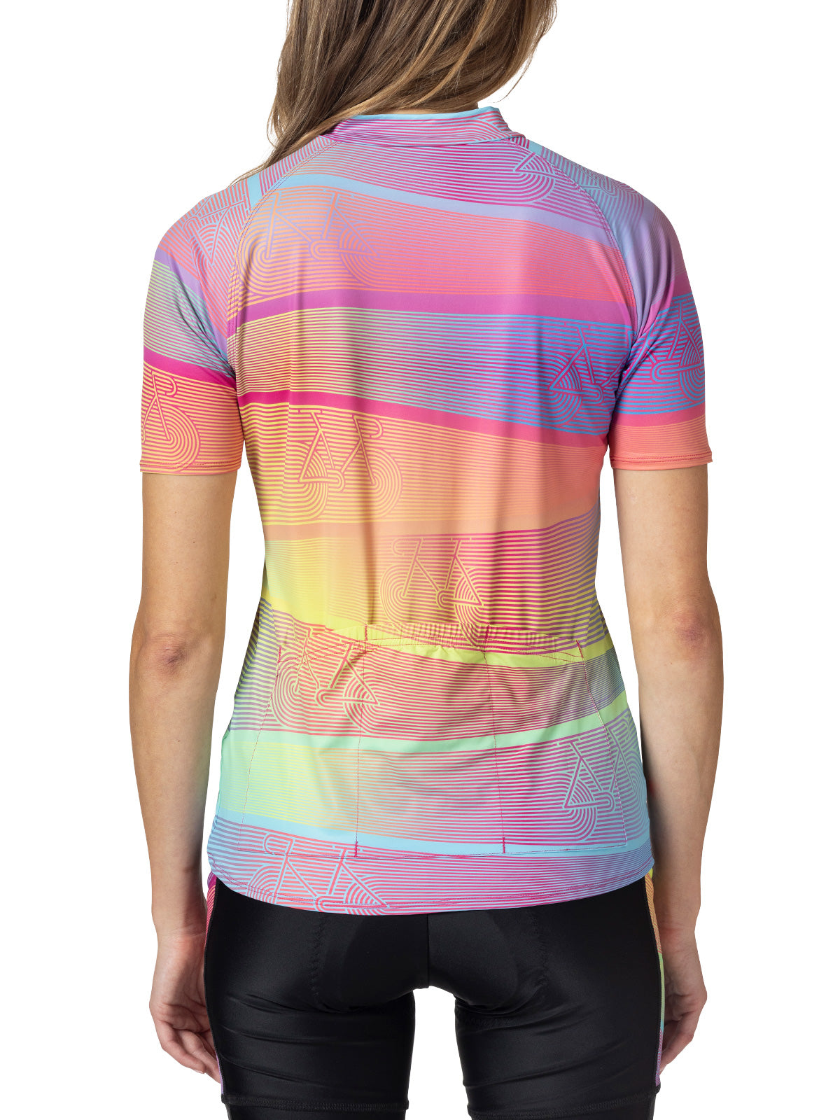 Terry Soleil Short Sleeve Bike Jersey in color || Zoombre