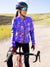 Terry Strada Bike Jersey in Bauhaus | Purple Colorway