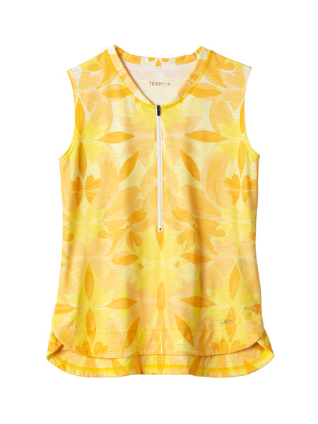 Terry Wayfarer Sleeveless Bike Top in color || Aqueous Sun