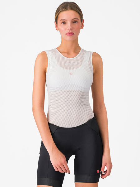 Castelli Pro Mesh Sleeveless Baselayer in color || White
