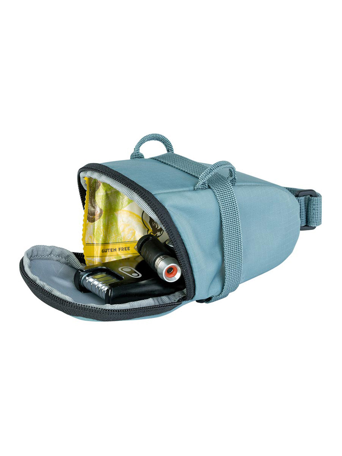 EVOC Bike Seat Bag in color || Steel Blue