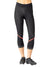 Castelli Velocissima Thermal Bike Knicker in Black | Hibiscus Colorway