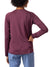 Terry Tech Tee Flow Long Sleeve in color || Wine | Lost & Found