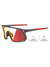 Tifosi Moab Cycling Sunglasses in color || Satin Vapor Frame|Clarion Red Fototech