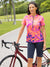 Terry Actif Bike Jersey in Chroma Coral Colorway