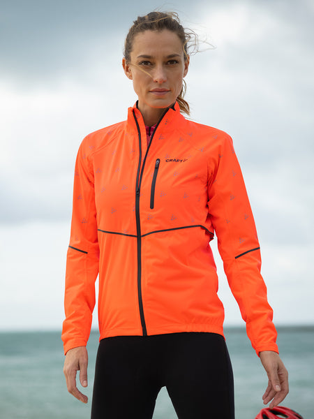 Craft ADV Hydro Lumen Bike Jacket in color || Shock