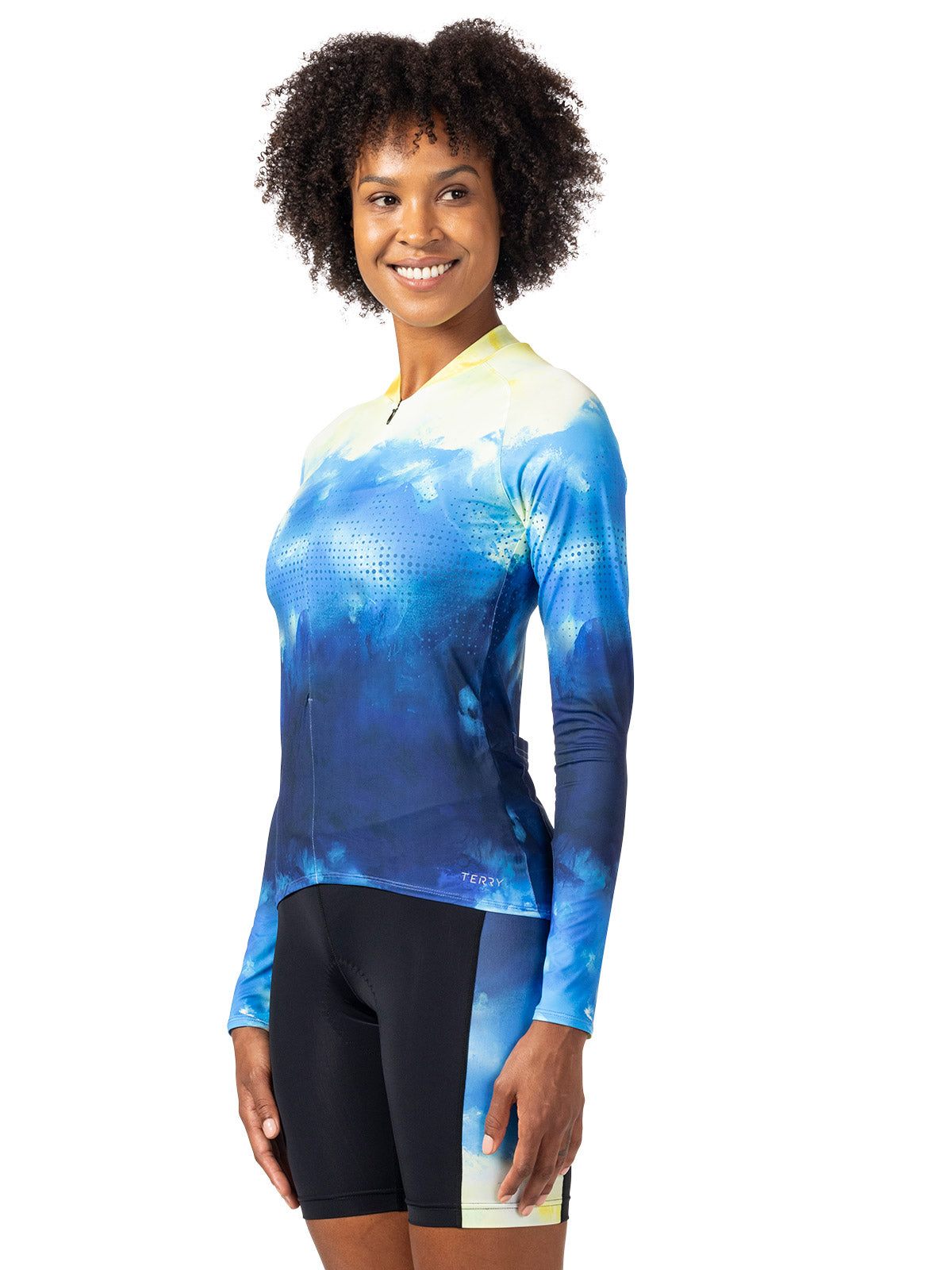 Terry Soleil Long Sleeve Bike Jersey in color || Ethereal