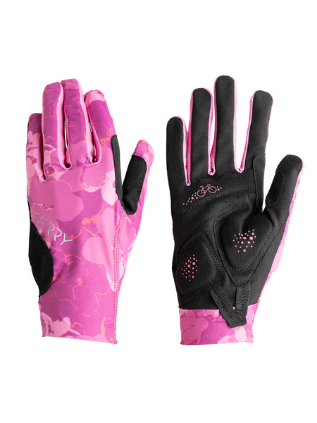 Terry Soleil Full Finger Bike Gloves in color || Paraplu