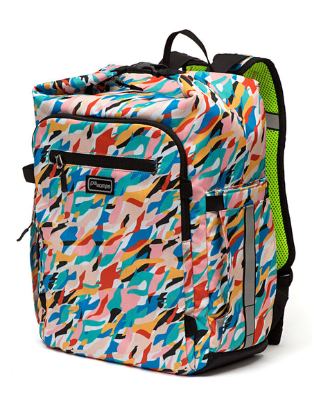 Po Campo Bedford Backpack Bike Pannier in color || Waves