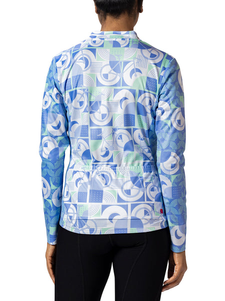 Terry Strada Bike Jersey in color || Bauhaus | White