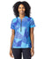 Terry Actif Bike Jersey in color || Quiltawhirl Blue