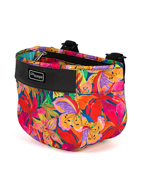 Po Campo Crescent Bike Handlebar Bag in color || Tropical Nights