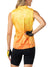 Terry Breakaway Sleeveless Full Zip Bike Jersey in color || Marigold