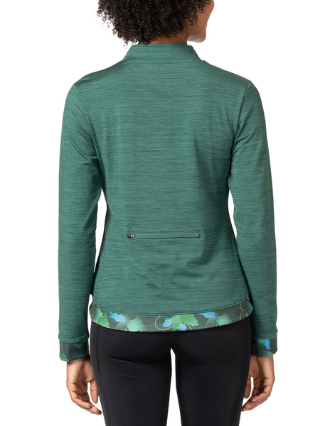 Terry Tulip Bike Jersey in color || Heather Forest