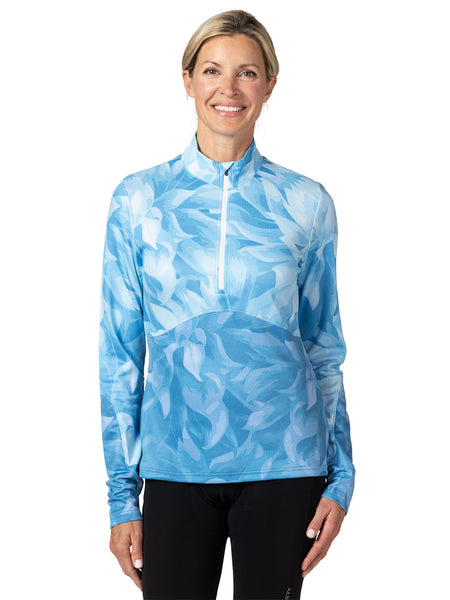 Terry Thermo Merino Bike Jersey in color || Chroma Aqua