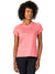 Terry Tech V Short Sleeve Bike Tee in color || Calypso Coral Pedal Pop
