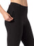 Terry Coolweather Bike Tight Petite Length in Black Colorway