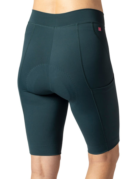 Terry Bike Bermuda Short in color || Emerald
