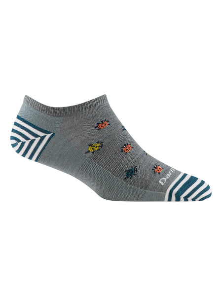 Darn Tough Lady Luck No Show Socks in color || Seafoam