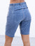  Indigo Giara Bike Overshort in Denim Blue Colorway