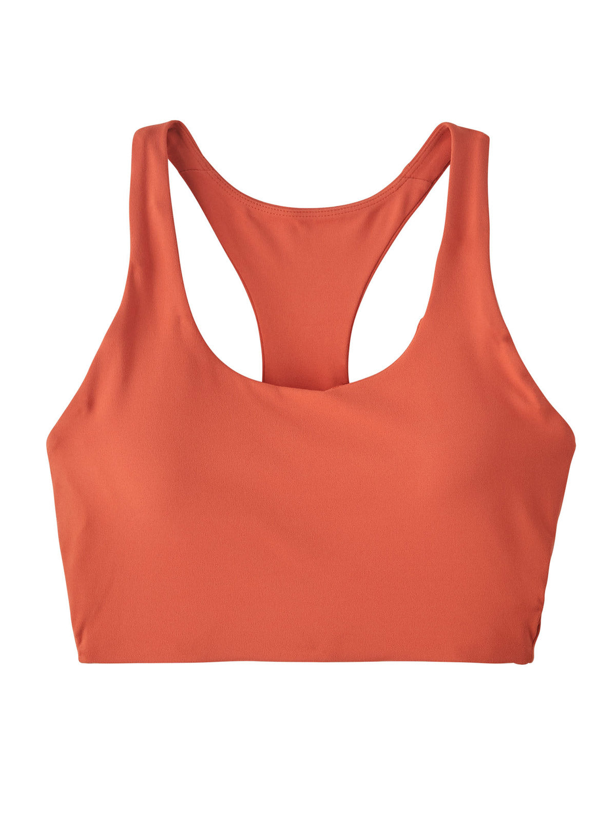 Patagonia Maipo Mid Impact Sport Bra in Pimento Red Colorway