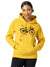 Marushka Happy Hoody Sweatshirt in Mustard Leaves Colorway