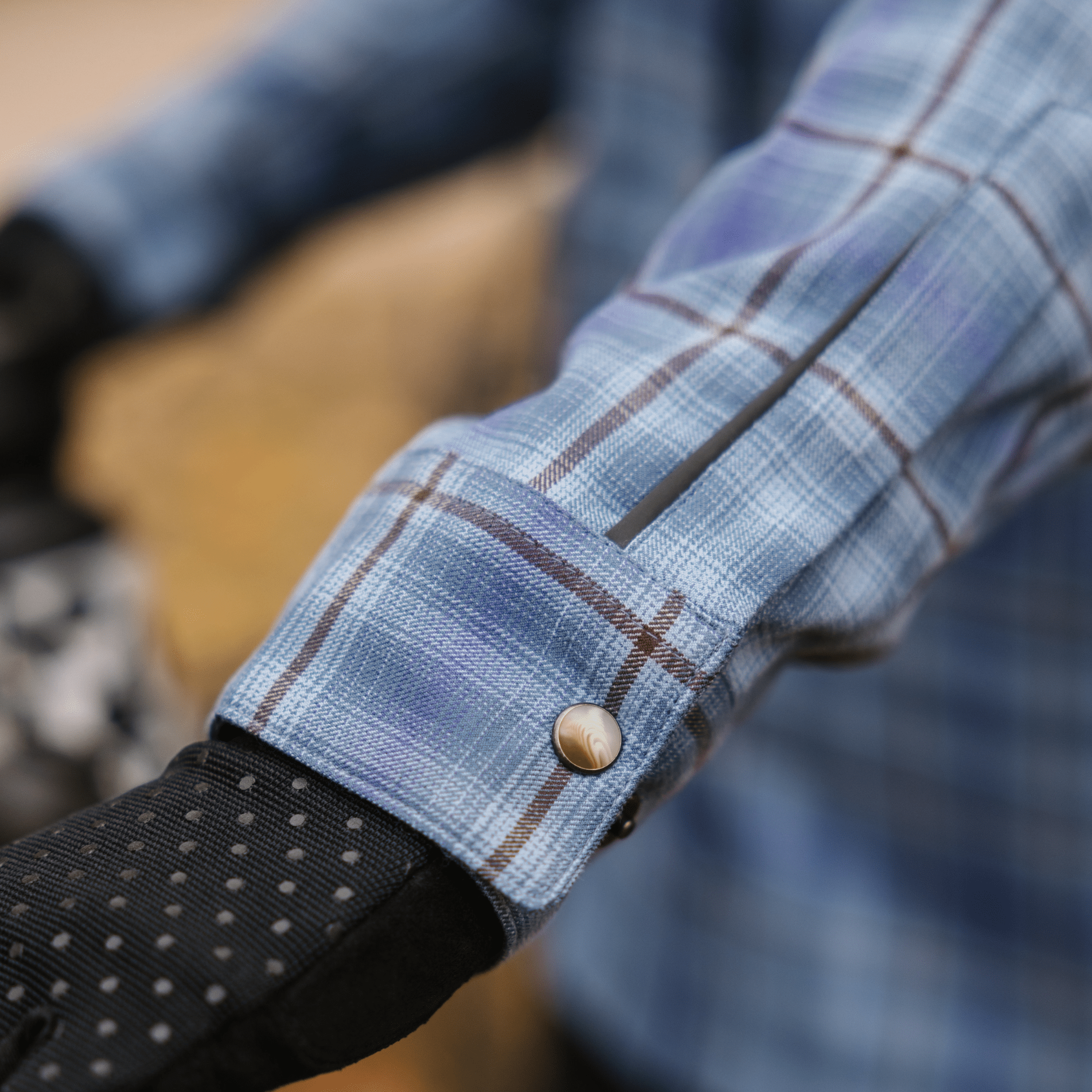 Club Ride Liv'n Flannel || Faded Denim