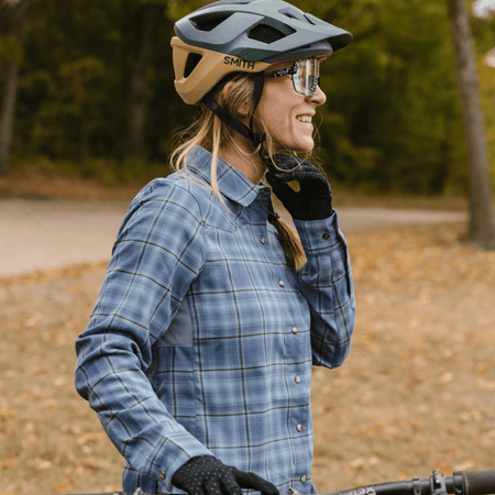 Club Ride Liv'n Flannel || Faded Denim